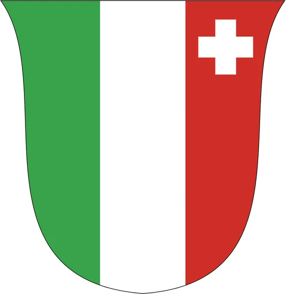 Escudo Del Cantón Neuchtel Suiza — Foto de Stock