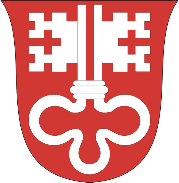 Escudo Del Cantón Nidwalden Suiza — Foto de Stock