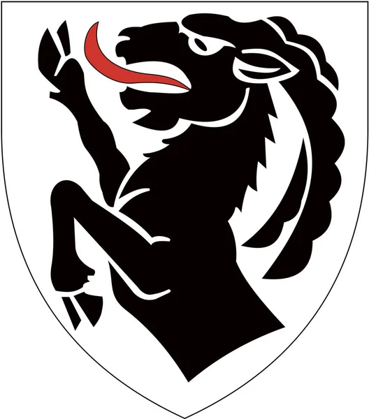 Wappen Von Interlaken Schweiz — Stockfoto