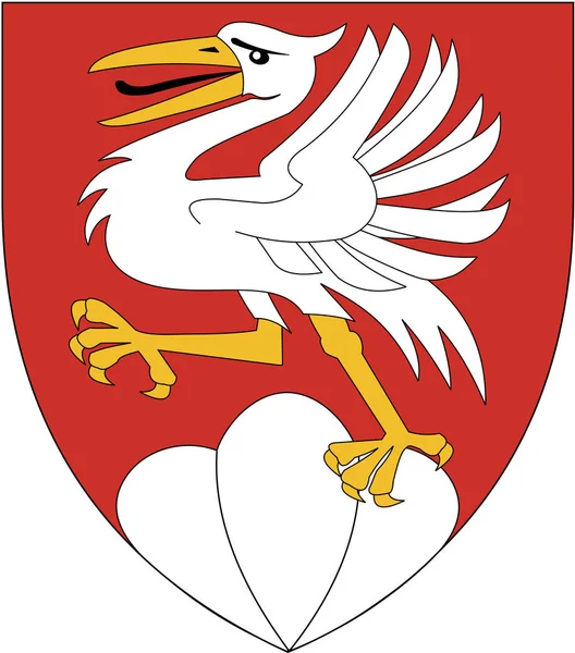 Herb Miasta Saanen Szwajcaria — Zdjęcie stockowe