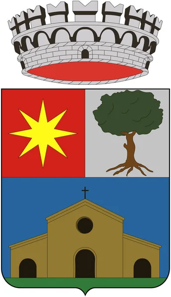 Wapenschild Van Kadorago Italië — Stockfoto