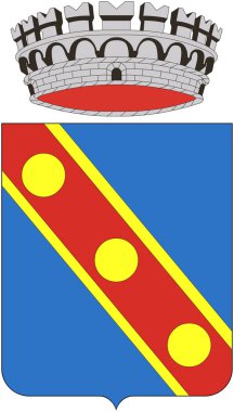 Arması Caslino şehir d'Erba. İtalya