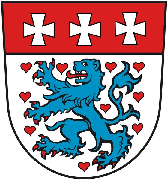 ウェルツェン地区の紋章付き外衣 ドイツ — ストック写真