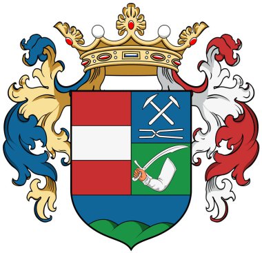 Ozd şehir arması. Macaristan