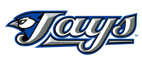 Emblema Clube Basebol Toronto Blue Jays Canadá — Fotografia de Stock