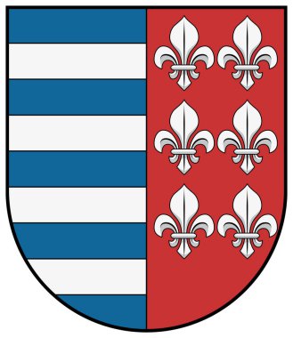 Brezno şehrinin arması. Slovakya