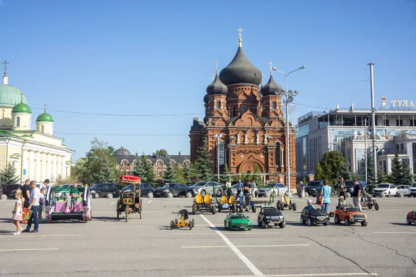 Πλατεία Λένιν Τούλα Σίτι Ρωσία Αύγουστος 2019 — Φωτογραφία Αρχείου