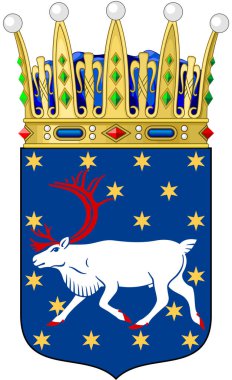 Westerbotten vilayetinin arması. İsveç