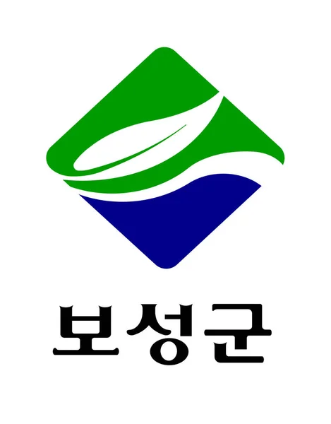 Coat Arms Poson County South Korea — Stockfoto