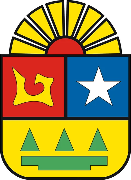 Coat Arms State Quintana Roo Mexico — Stock Photo, Image