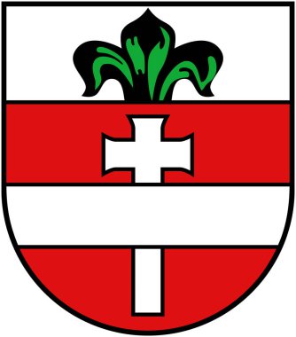 Gleisdorf şehrinin arması. Avusturya