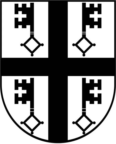 Wappen Der Stadt Hallenberg Deutschland — Stockfoto