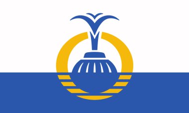 Orlando şehrinin bayrağı. Florida mı? Usa