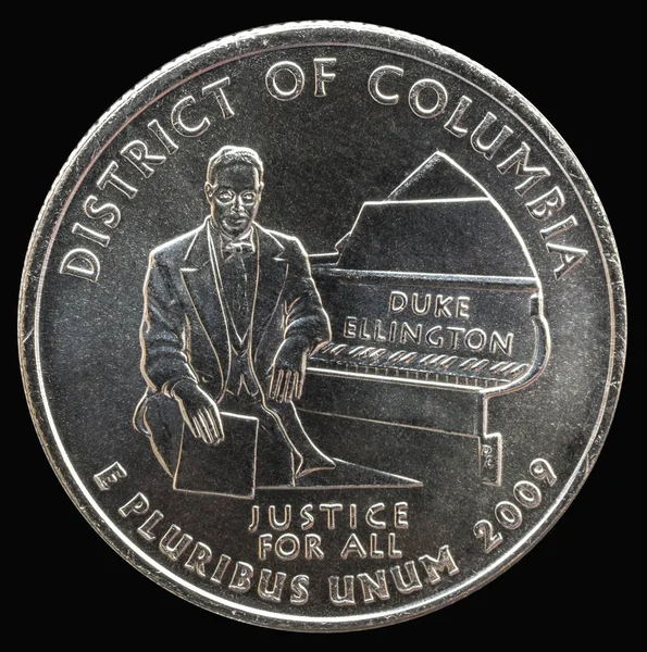 Монета Центов Сша Государства Территории Колумбия — стоковое фото