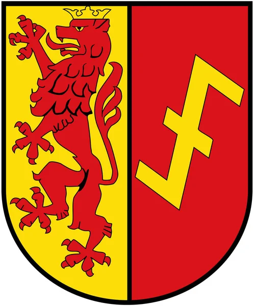 Coat Arms City Ervitte Germany — Stock Photo, Image