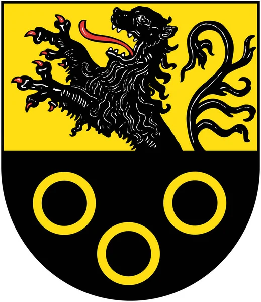 Wappen Der Gemeinde Grafenwöhr Deutschland — Stockfoto