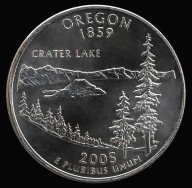 25 Amerikan Doları. Eyaletler ve bölgeler. Oregon