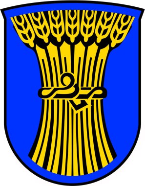 Kornwestheim şehrinin arması. Almanya