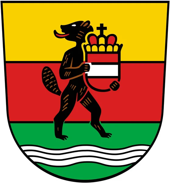 Wappen Der Gemeinde Altheim Deutschland — Stockfoto