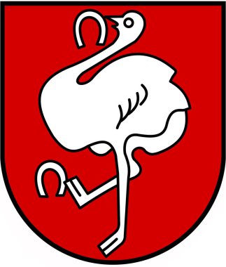 Leoben şehrinin arması. Avusturya