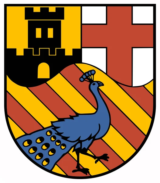 Neuwied Város Címerét Németország — Stock Fotó
