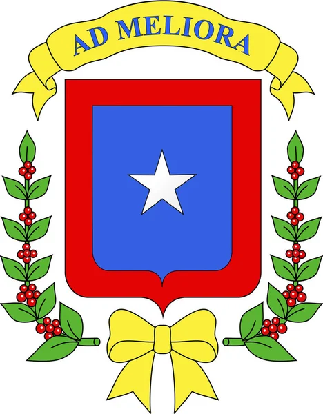 Coat Arms City San Jose Costa Rica — Stock Photo, Image