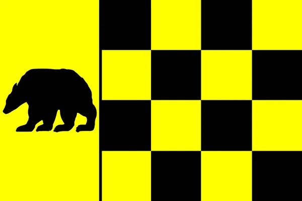 Флаг Города Берликум Бельгия — стоковое фото