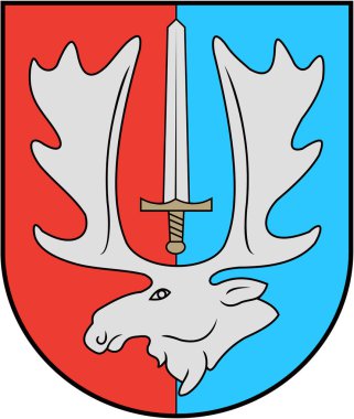 Shirvintos şehrinin arması. Litvanya