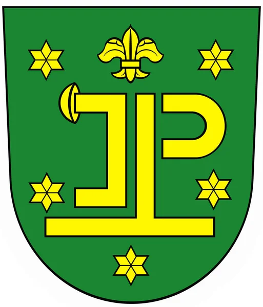 Wappen Der Stadt Gluchin Tschechien — Stockfoto