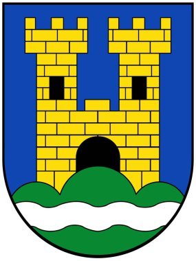 Komün arması Koblach. Avusturya