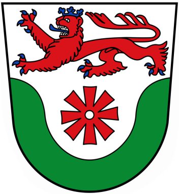 Erkrath şehrinin arması. Almanya