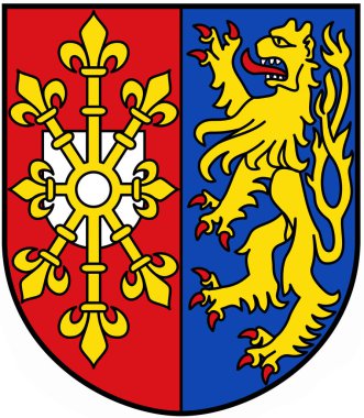 Kleve bölgesinin arması. Almanya