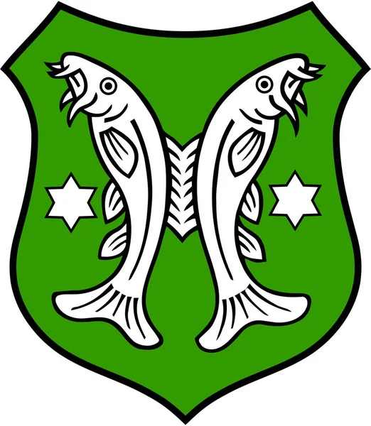 Herb Miasta Saalfeld Niemcy — Zdjęcie stockowe