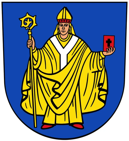 Wappen Der Stadt Bad Salzungen Deutschland — Stockfoto