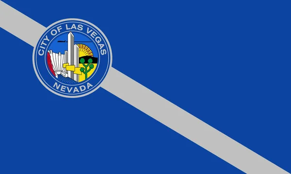 Vlajka Města Las Vegas Usa — Stock fotografie