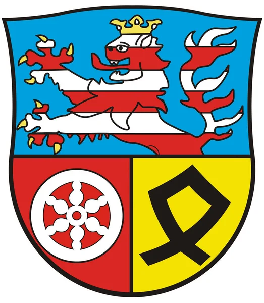 Wappen Der Stadt Viernheim Deutschland — Stockfoto