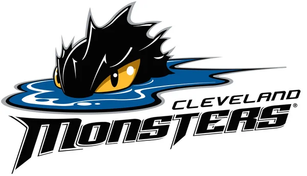Het Embleem Van Hockeyclub Cleveland Monsters Verenigde Staten — Stockfoto