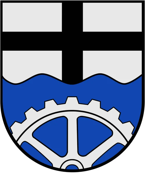 Wappen Der Gemeinde Wikkede Deutschland — Stockfoto