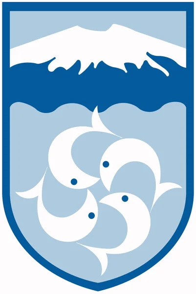 Wappen Der Gemeinde Snfellsbr Island — Stockfoto