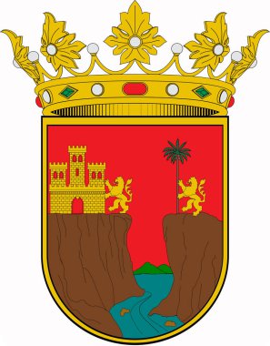 Coat of arms of the state of Chiapas. Mexico clipart