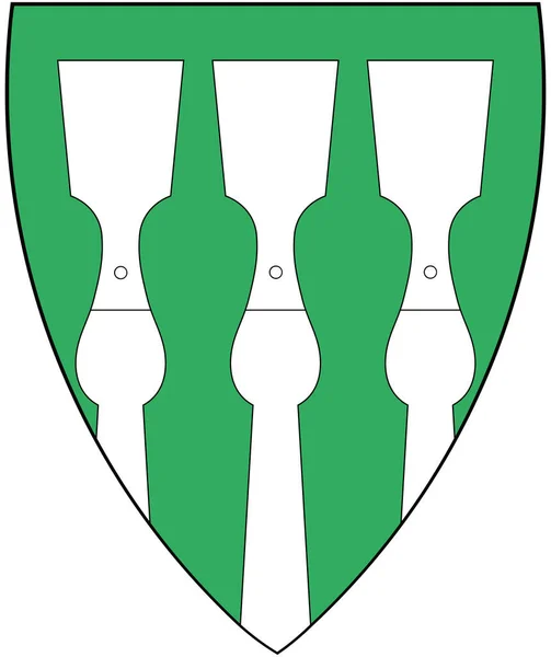 Herb Prowincji Hedmark Norwegia — Zdjęcie stockowe