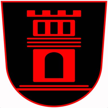 Chrnomel şehrinin arması. Slovenya