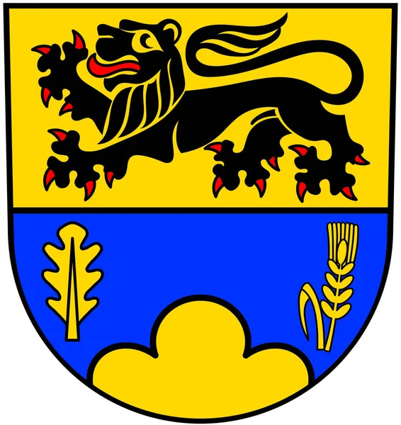 Wappen Der Gemeinde Hummel Deutschland — Stockfoto