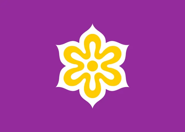 Bandeira Prefeitura Kyoto Japão — Fotografia de Stock