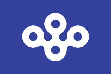 Osaka Bölgesi bayrağı. Japonya