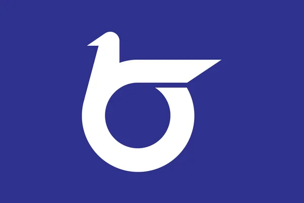 Flagga För Tottori Prefektur Förenta Staterna — Stockfoto