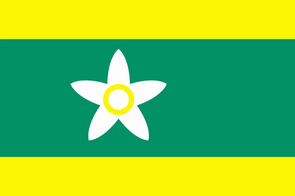 Прапор Префектури Ехіме Японія — стокове фото
