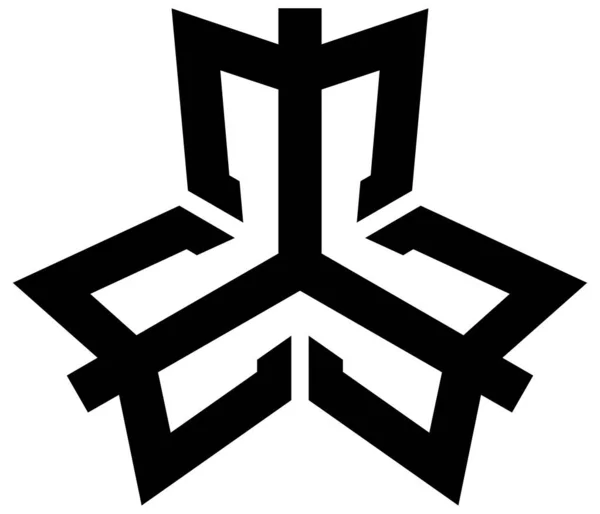 Yahaba Falu Címerét Japán — Stock Fotó