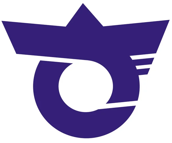 Dzao Falu Címerét Japán — Stock Fotó