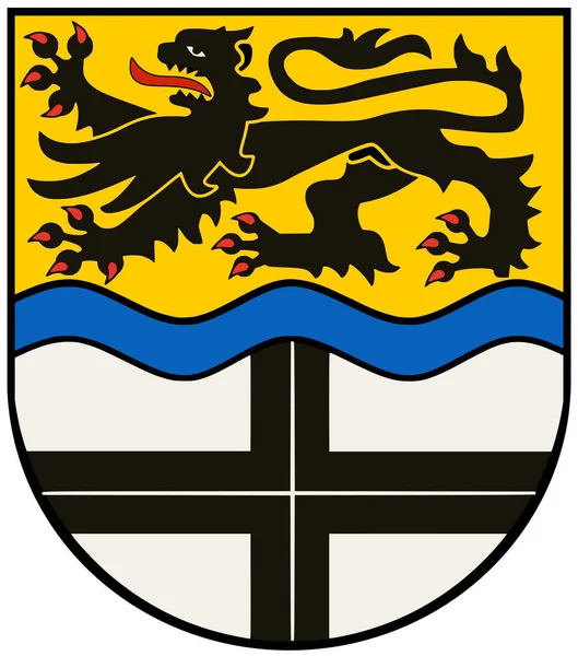 Dormagen Város Címerét Németország — Stock Fotó